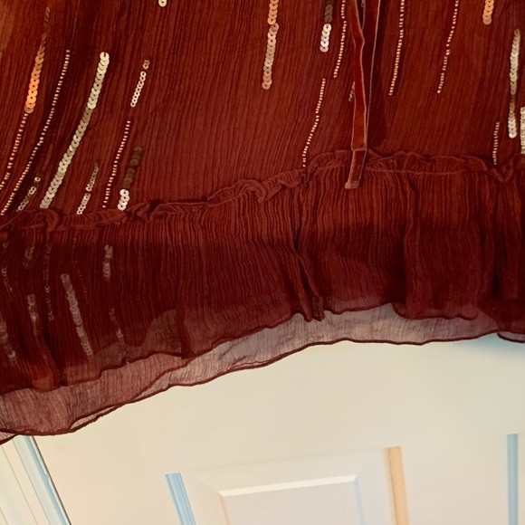 Anthropology Floreat Canalis Keyhole Top - Picture 4 of 9